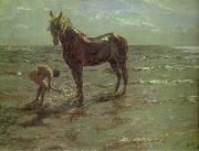 Valentin Serov Bathing of a Horse USA oil painting artist
